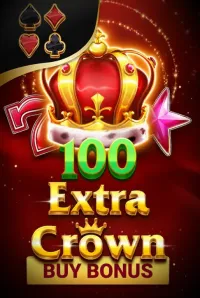 100 extra crown buy bonus game logo